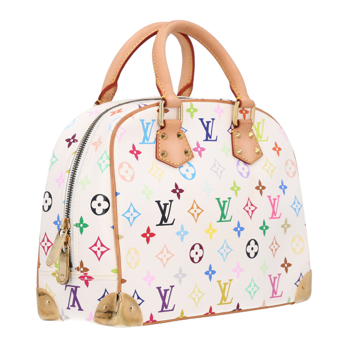 Louis Vuitton Monogram Multicolor Trouville White 3 of 9