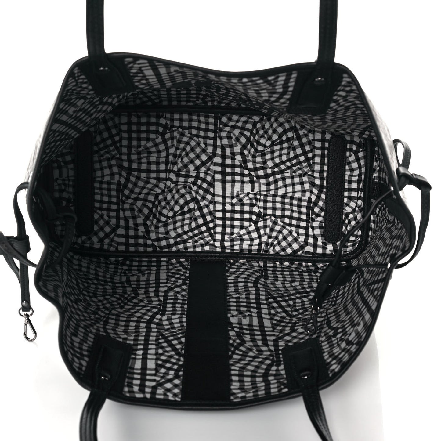 Visetos Medium Liz Reversible Shopper Tote Black