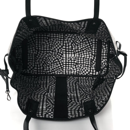 MCM Visetos Medium Liz Reversible Shopper Tote Black 6 of 19