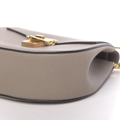 Chloe Grained Lambskin Drew Shoulder Bag Motty Grey 8 of 10