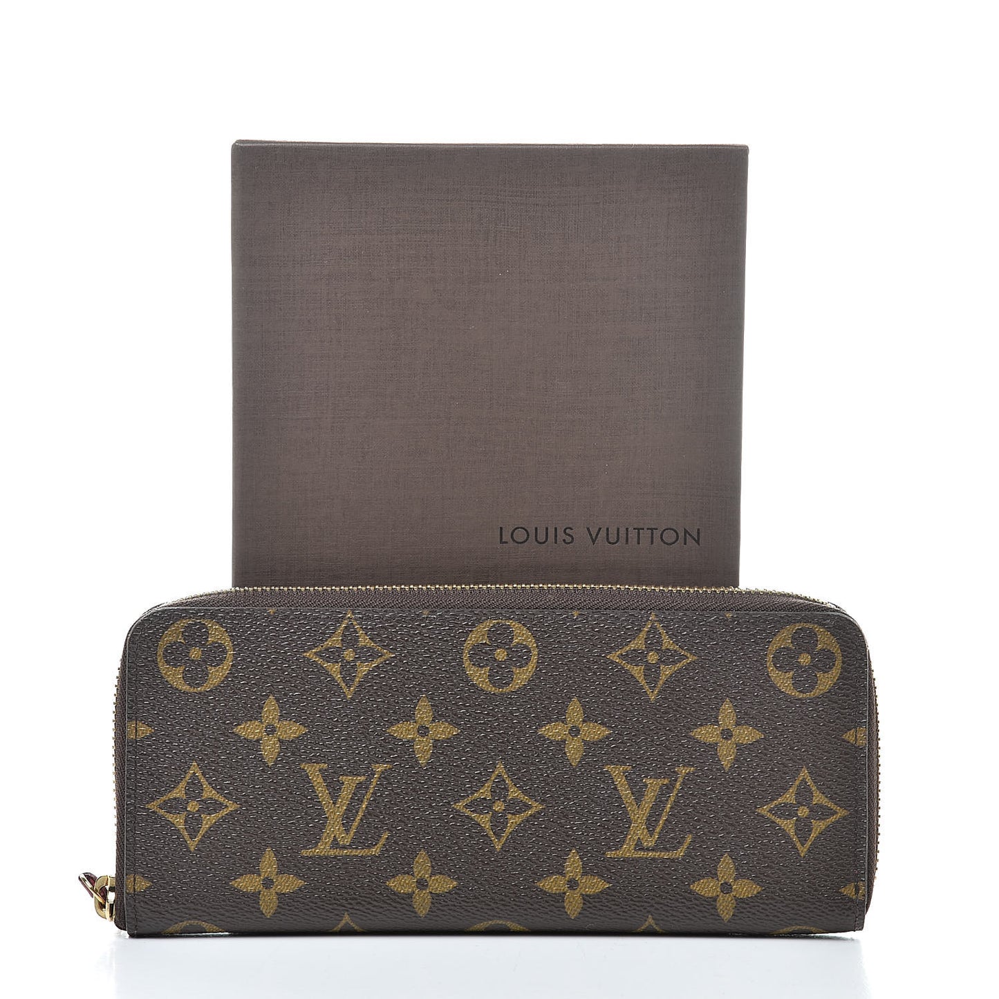 Monogram Clemence Wallet Fuchsia