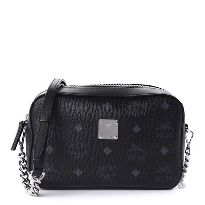 MCM Visetos Camera Crossbody Bag Black 1 of 10