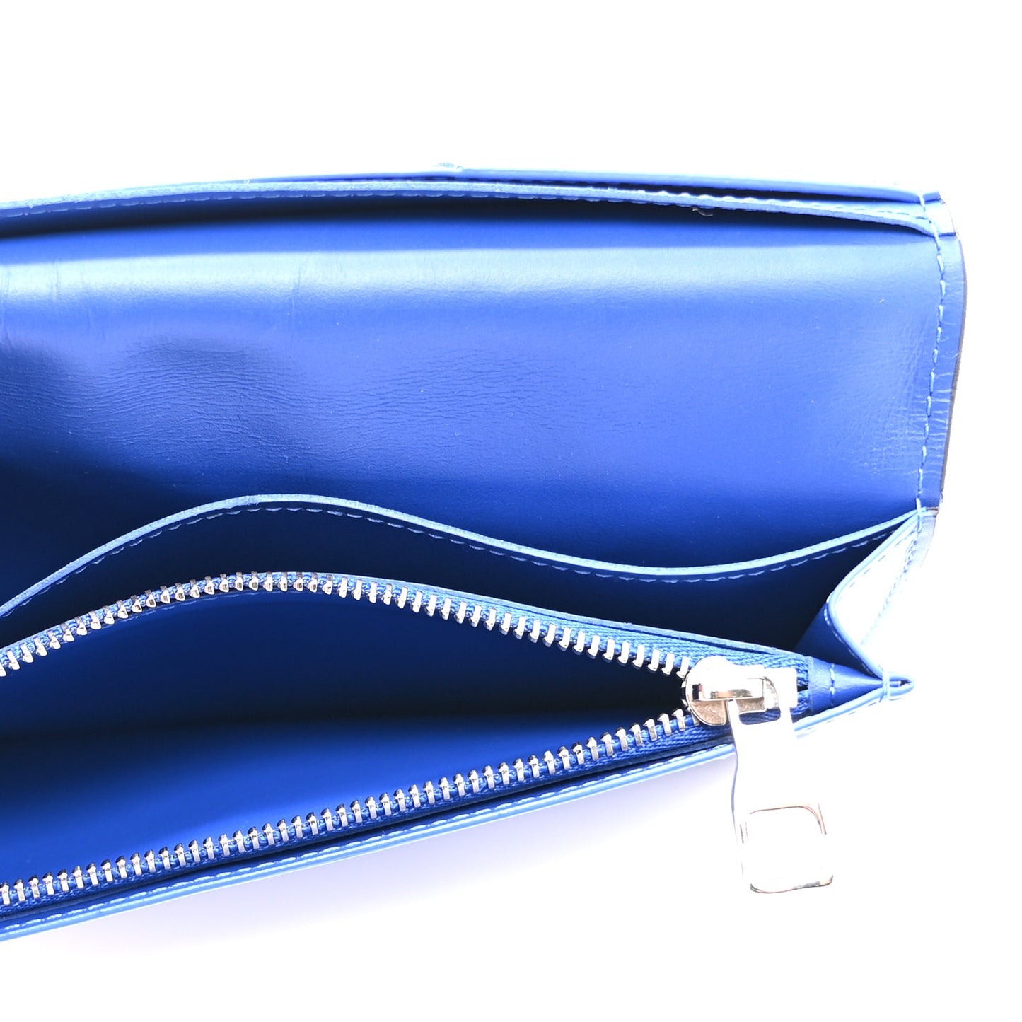 Taurillon Illusion Brazza Wallet Bleu Vert