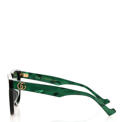 Gucci Acetate Rectangle Sunglasses GG0962SA Green 3 of 8