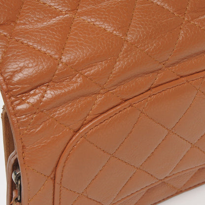 Chanel Caviar Quilted Zipped Pocket Wallet Dark Beige 9 of 9