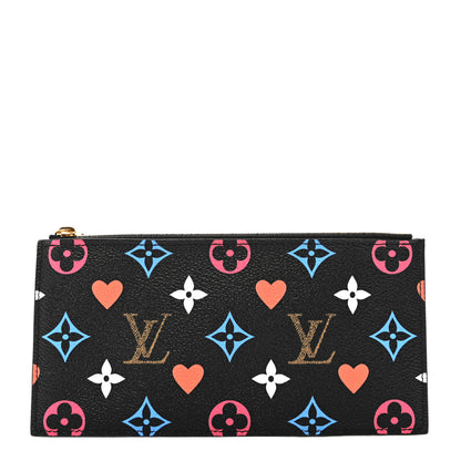Louis Vuitton Game On Felicie Chain Wallet Zippered Insert Black 1 of 6