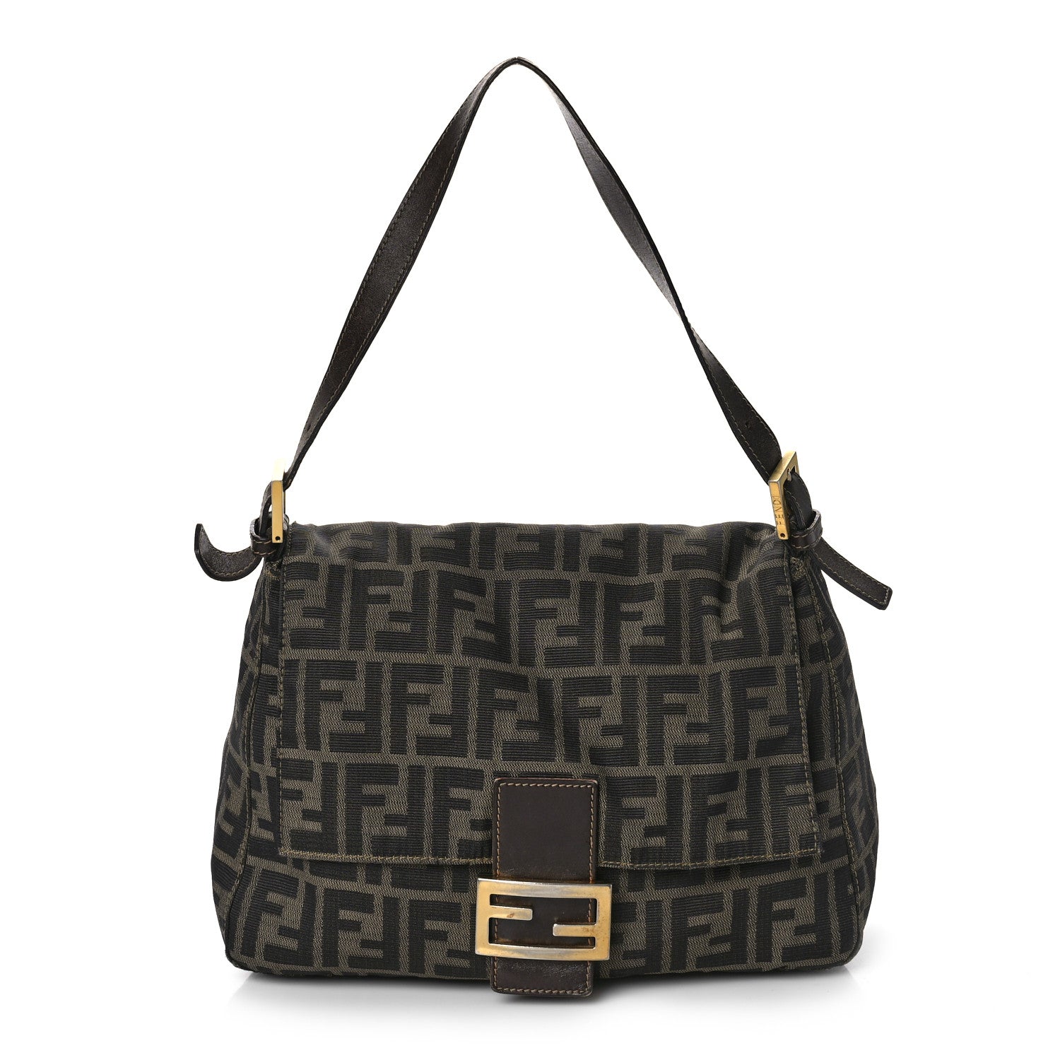 Fendi Zucca Mama Baguette Tobacco 1 of 10