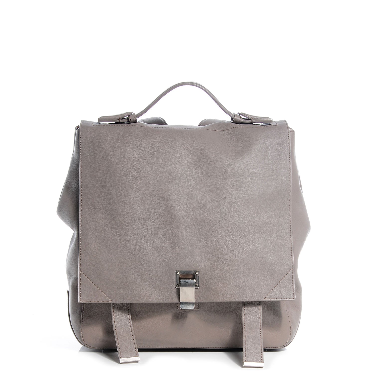 Proenza Schouler Leather Large PS Backpack Mushroom 1 of 24