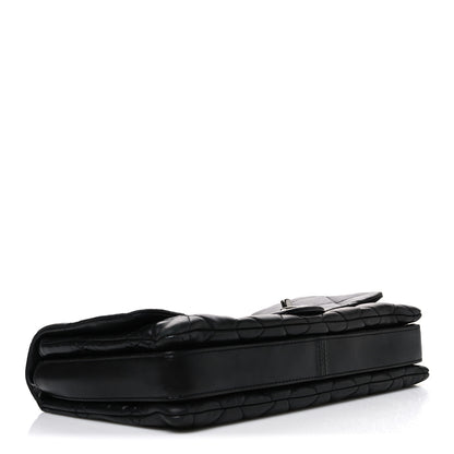 Chanel Lambskin Quilted Jumbo 3 Flap Black 4 of 10