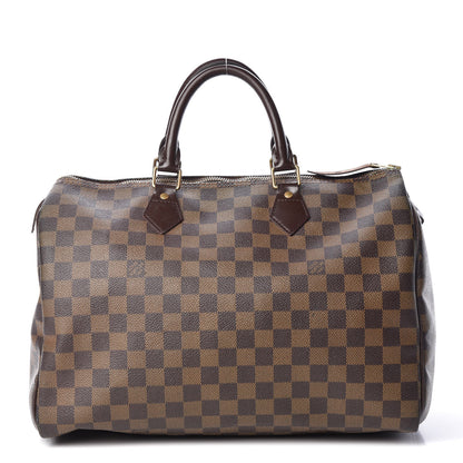Louis Vuitton Damier Ebene Speedy 35 1 of 14