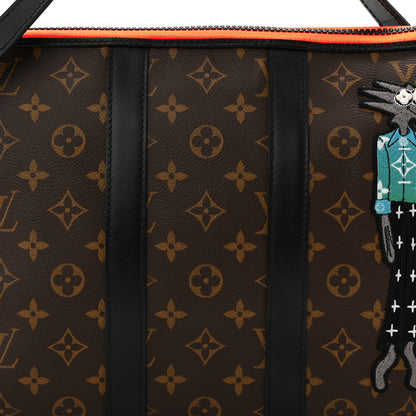 Louis Vuitton Monogram Embroidered Cartoon LV Friends Keepall Pouch 24 of 31