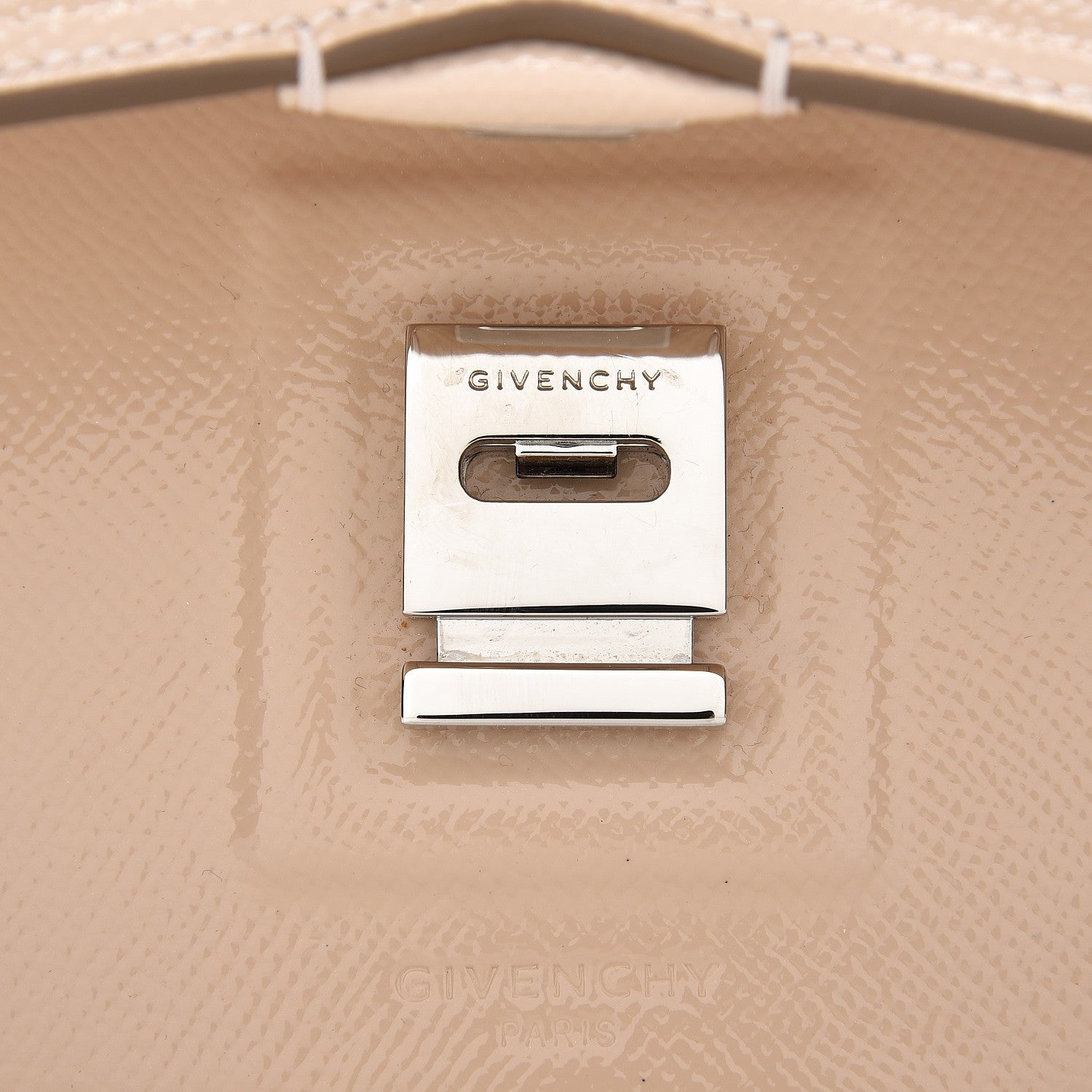 Givenchy Patent Calfskin Bow Cut Chain Wallet 9 of 10