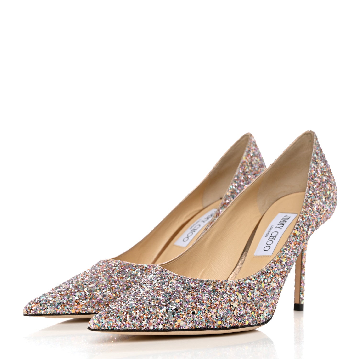 Jimmy Choo Glitter Fabric Love 85 Pumps 41 Mochi 3 of 8