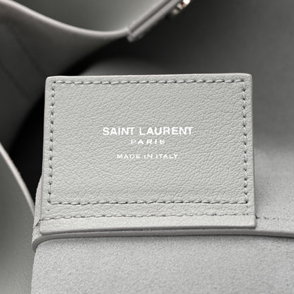 Saint Laurent Calfskin East West Shopping Tote Fog 8 of 12