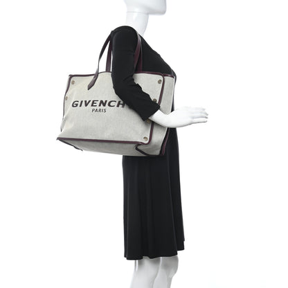 Givenchy Canvas Medium Bond Shopper Tote Aubergine 2 of 7