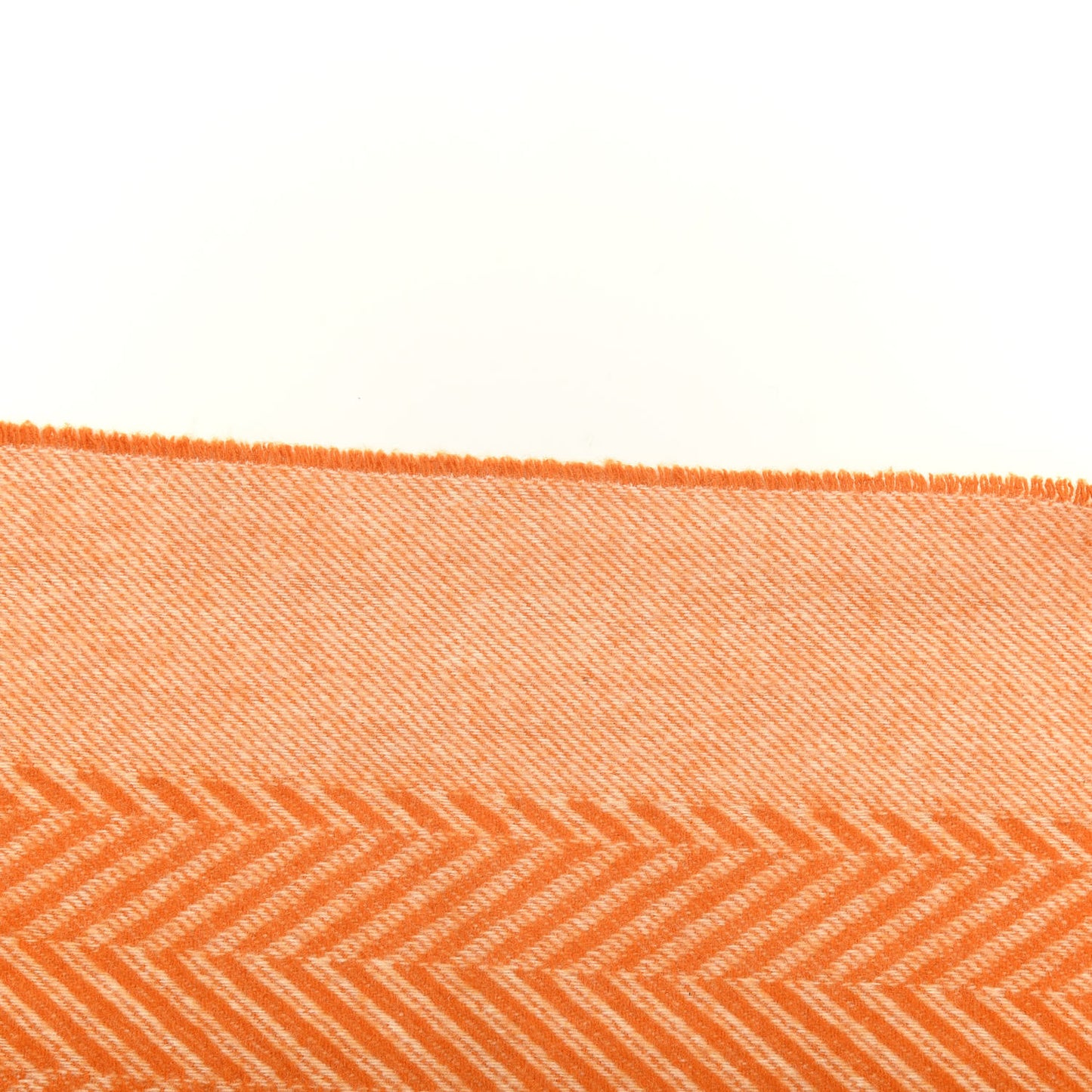 Wool Cashmere Labyrinthe Chevron Blanket Mangue