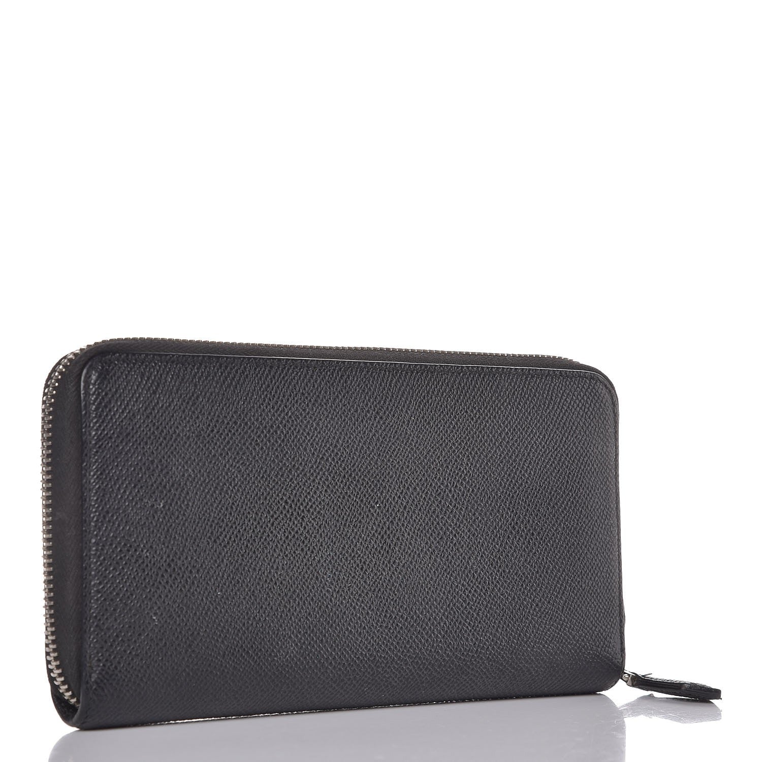 Givenchy Grained Calfskin Zip Around Wallet Black 3 of 9
