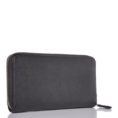 Givenchy Grained Calfskin Zip Around Wallet Black 3 of 9