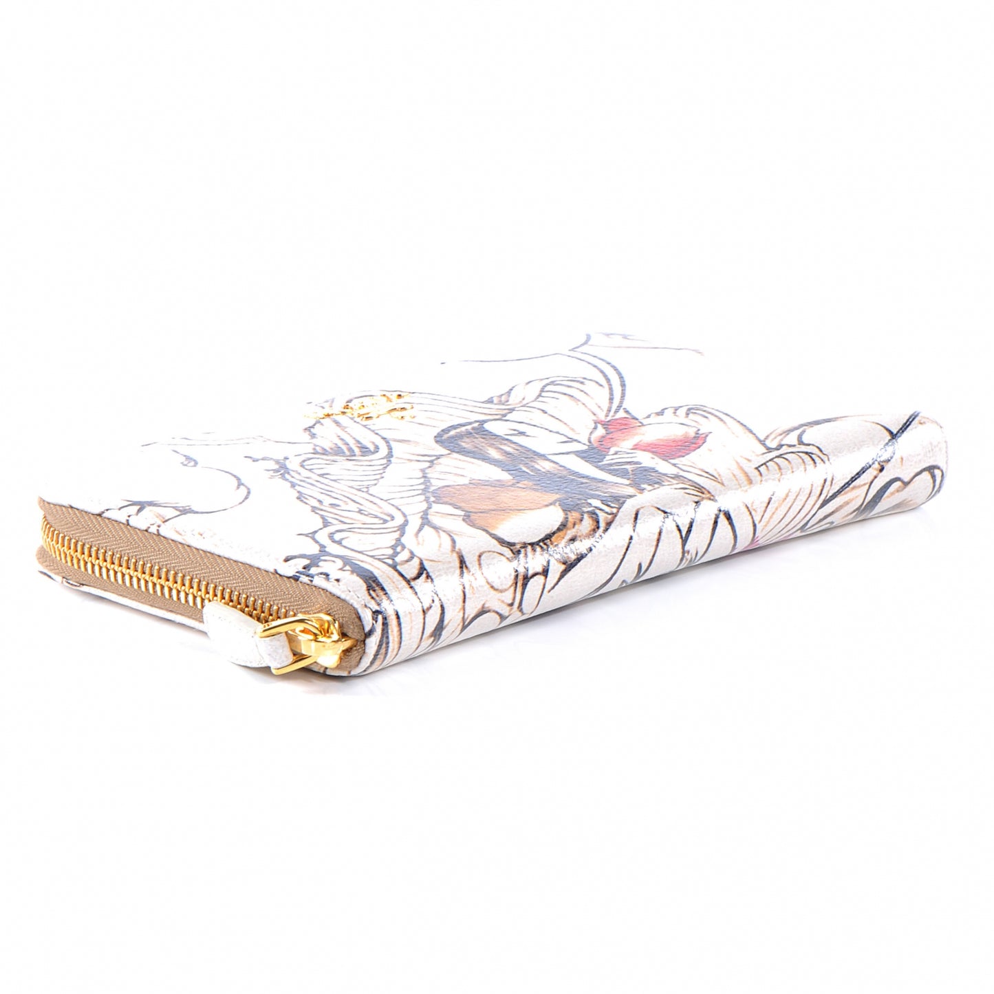 X JAMES JEAN Cervo Lux Fairy Print Zip Around Wallet