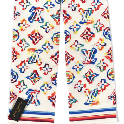 Louis Vuitton Silk Monogram Rainbow Bandeau White 3 of 3
