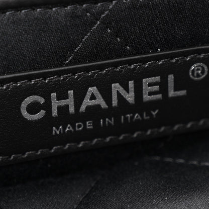 Chanel Denim Patchwork Quilted Chanel 22 Black 7 of 12