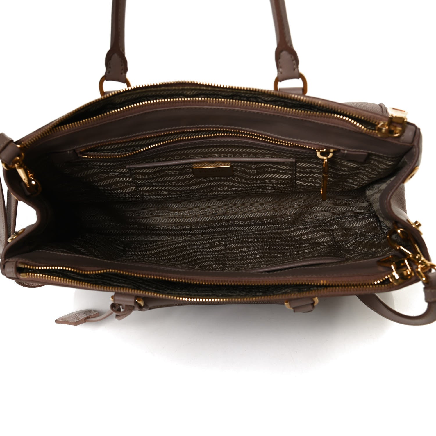 Prada Saffiano Medium Galleria Double Zip Tote Cammeo 4 of 11