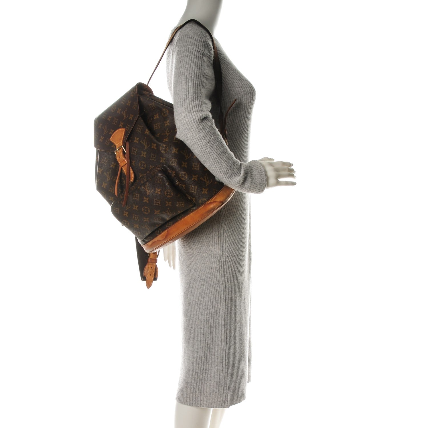 Louis Vuitton Monogram Montsouris GM Backpack 2 of 8