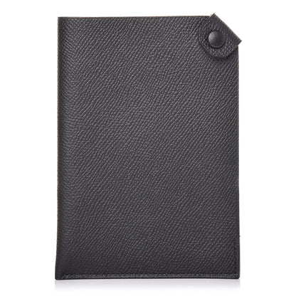 Hermes Epsom Tarmac PM Passport Holder Black 1 of 8