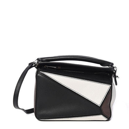 Loewe Calfskin Mini Puzzle Bag Black Taupe 1 of 9