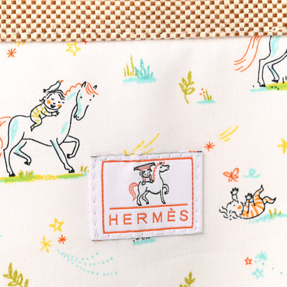 Hermes H Canvas Cabriole Nappy Bag Biscuit 8 of 12