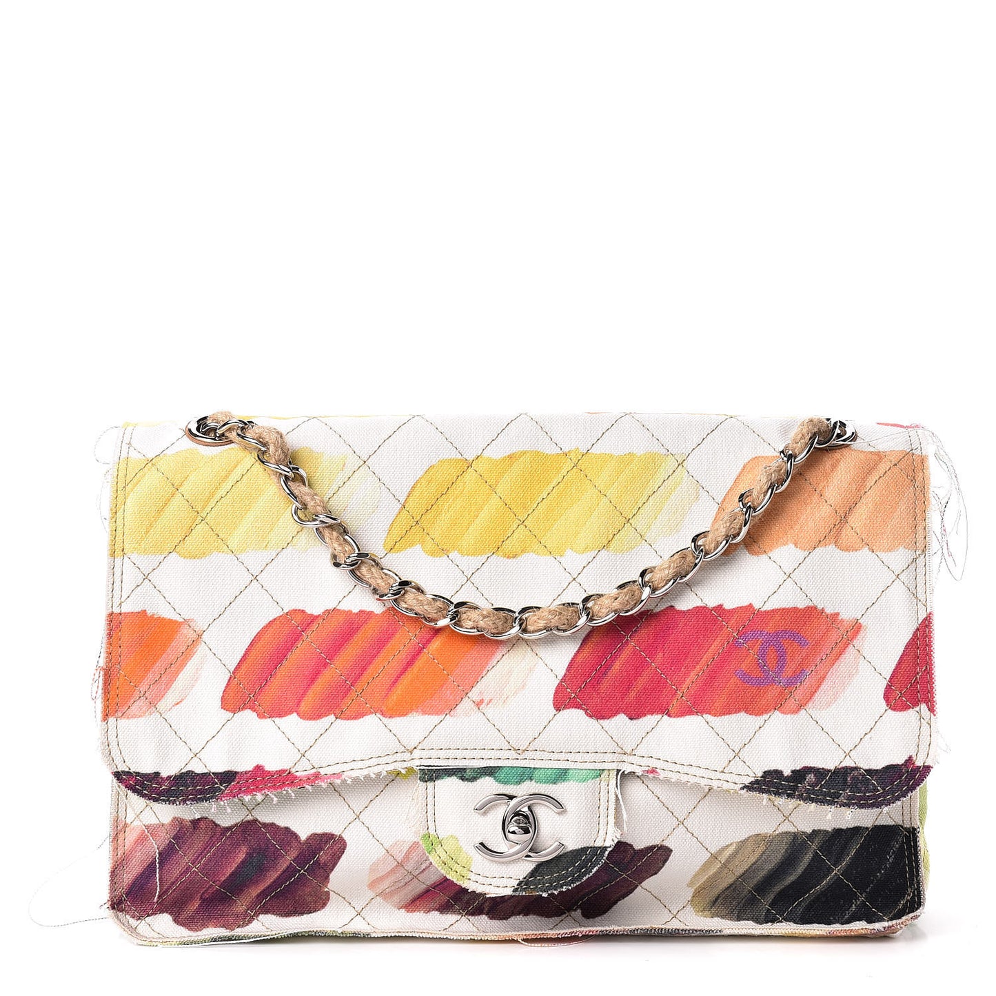 Canvas Jumbo Colorama Flap Multicolor