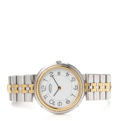 Hermes Stainless Steel 33mm Profile Quartz Watch Gold 2 of 4