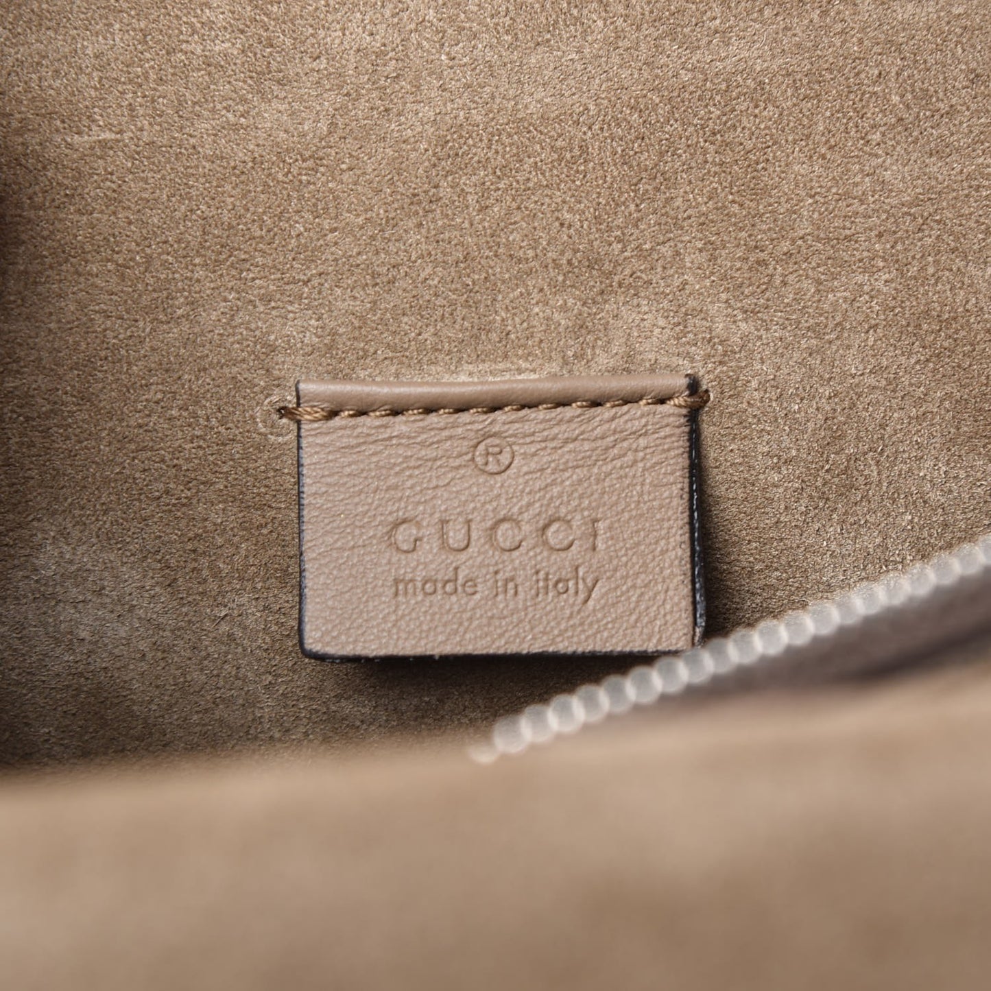 GG Supreme Monogram Medium Dionysus Shoulder Bag Taupe