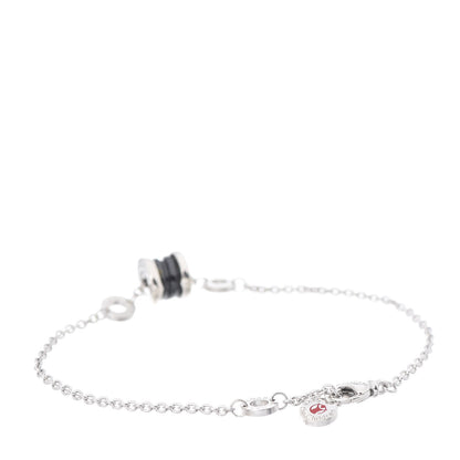 Bulgari Sterling Silver Black Ceramic Save the Children Bracelet SM 3 of 6