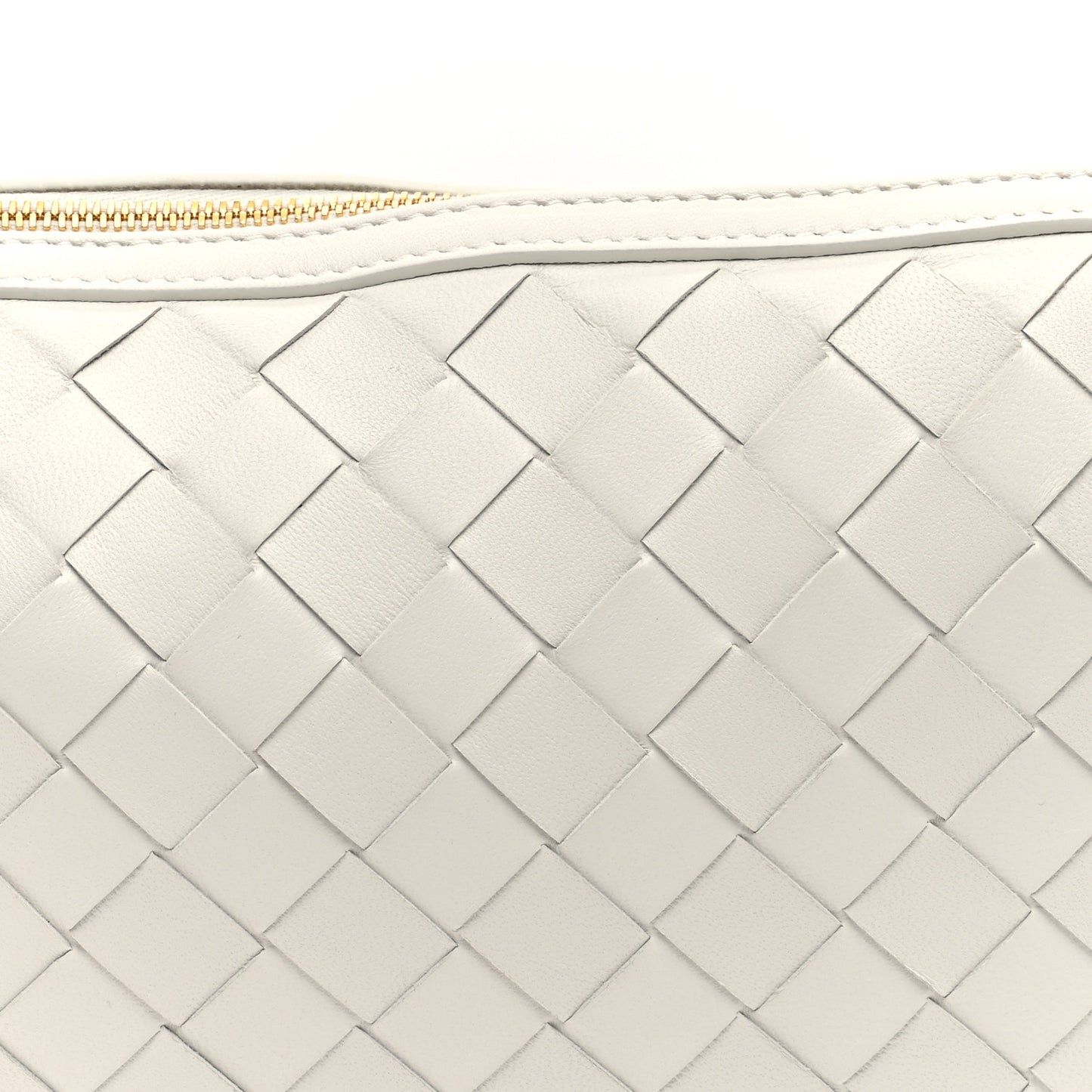 Nappa Intrecciato Mini Sunrise Bag White