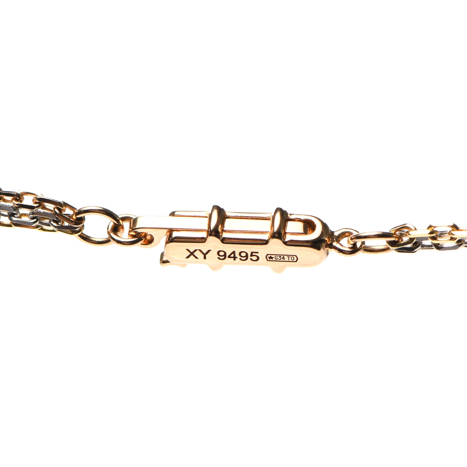 Cartier 18K Pink Yellow White Gold Diamond Trinity Panthère De Cartier Pendant Necklace 5 of 5