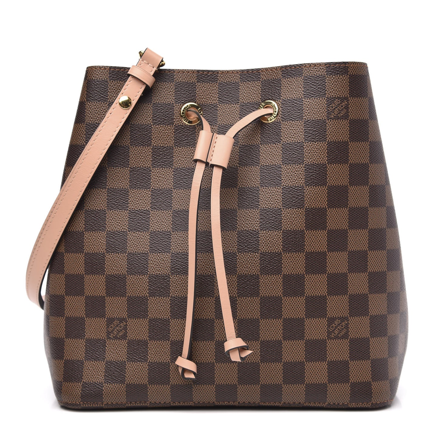 Damier Ebene Neonoe MM Venus Pink
