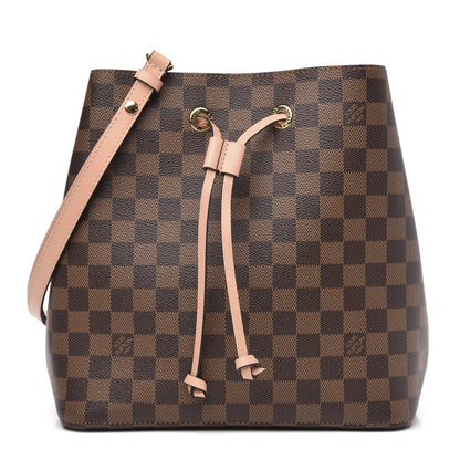 Louis Vuitton Damier Ebene Neonoe MM Venus Pink 1 of 9