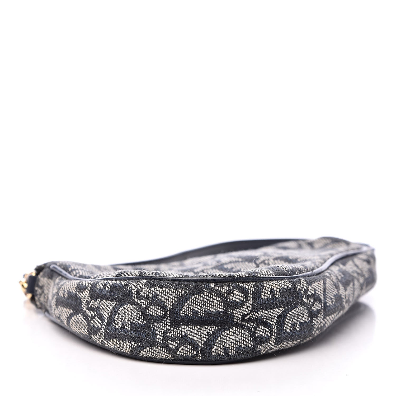 Christian Dior Monogram Mini Saddle Pochette Navy 4 of 10