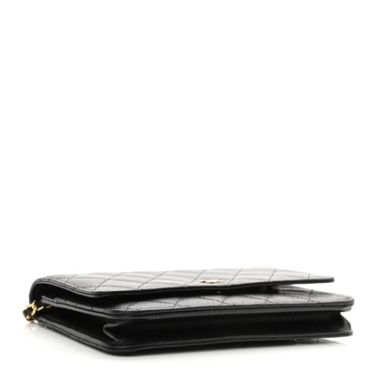 Chanel Caviar Quilted Wallet On Chain WOC Black 4 of 10