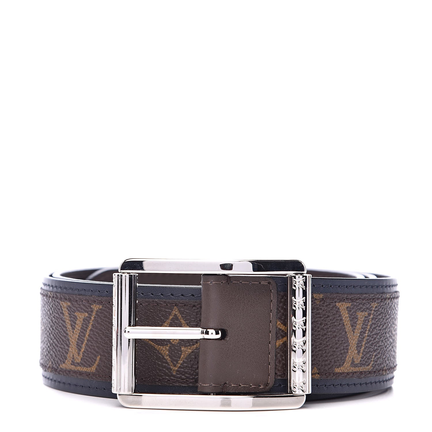 Louis Vuitton Monogram Macassar Mens Reverso 40mm 95 38 Belt 1 of 6