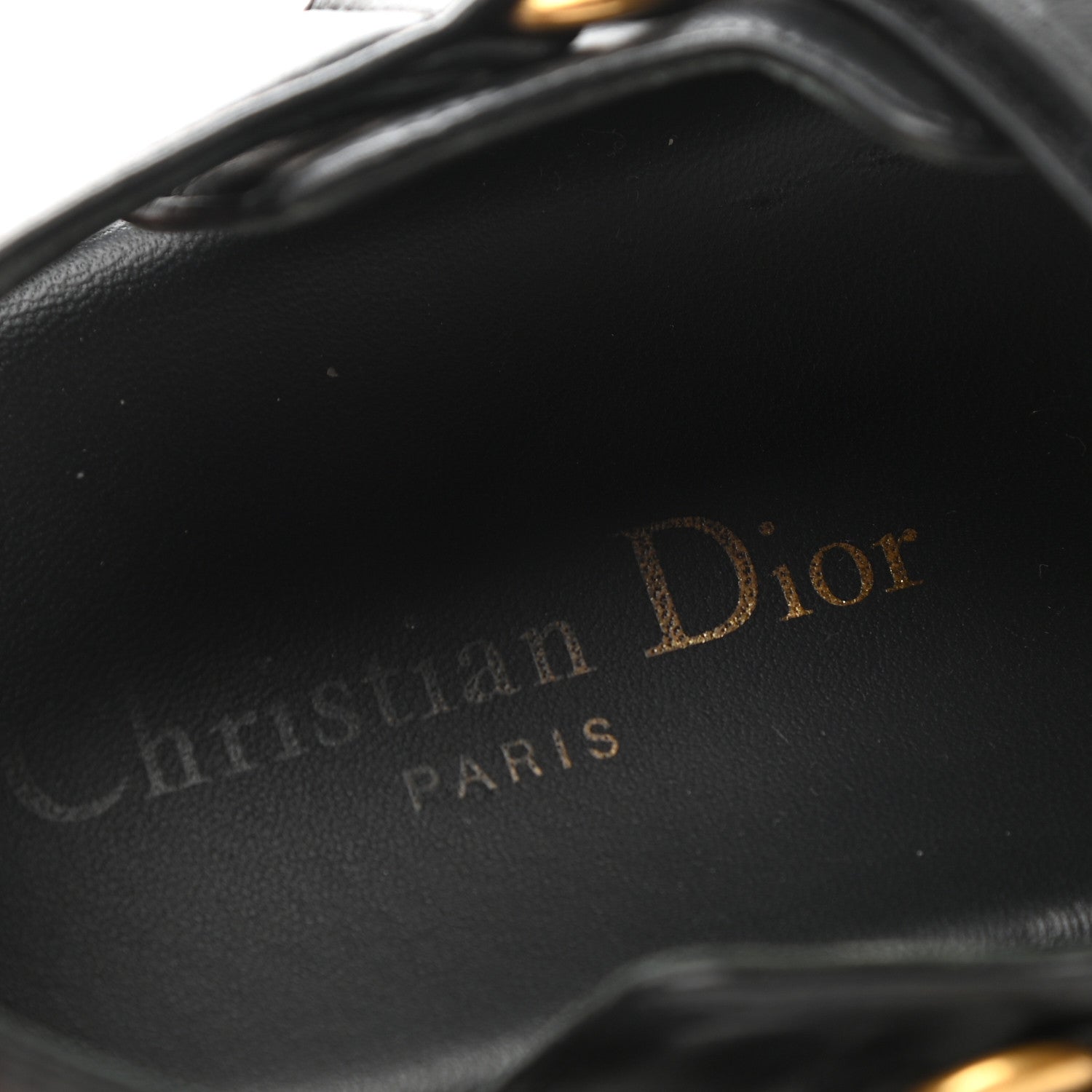 Christian Dior Lambskin Dioract Sandals 35.5 Black 7 of 9