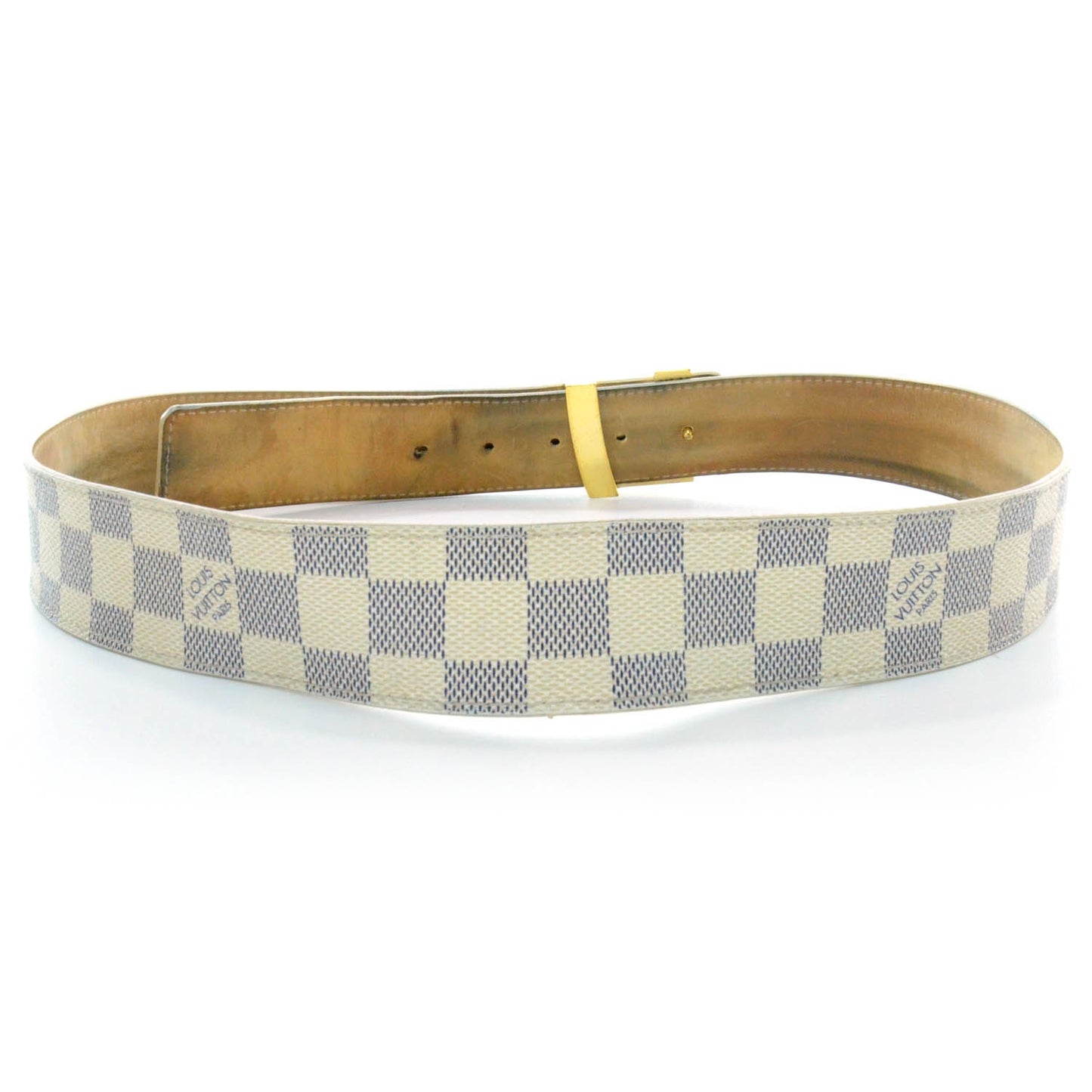 Damier Azur LV Initiales Belt 90 36