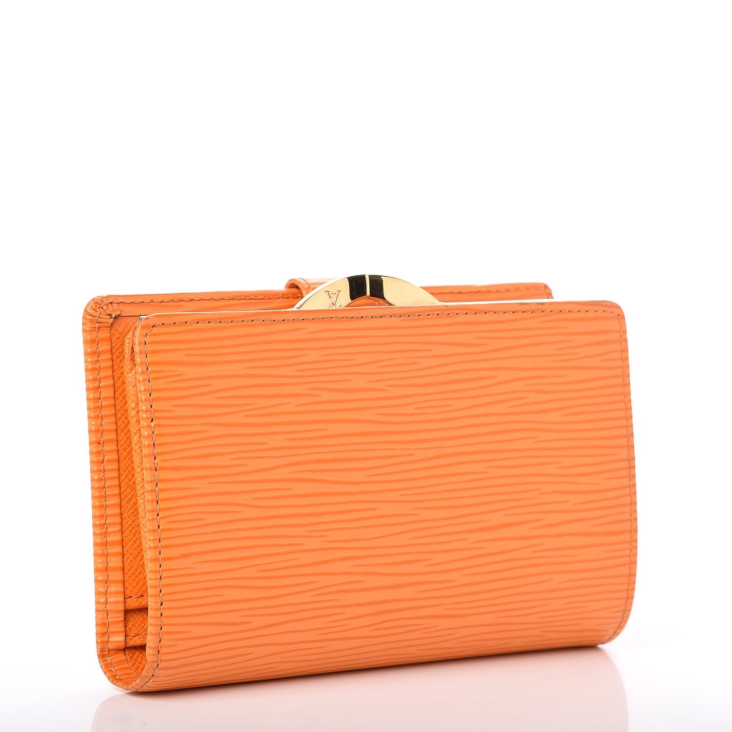 Louis Vuitton Epi French Purse Wallet Mandarin 3 of 8
