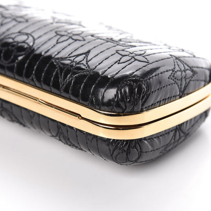 Louis Vuitton Vernis Monogram Motard Minaudiere Clutch Black 9 of 12