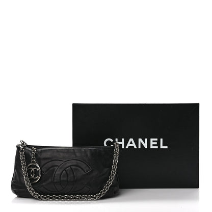 Chanel Lambskin Soft Chain Pochette Black 12 of 12