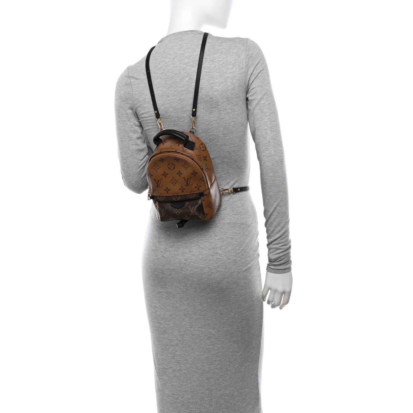 LOUIS VUITTON Reverse Monogram Palm Springs Backpack Mini