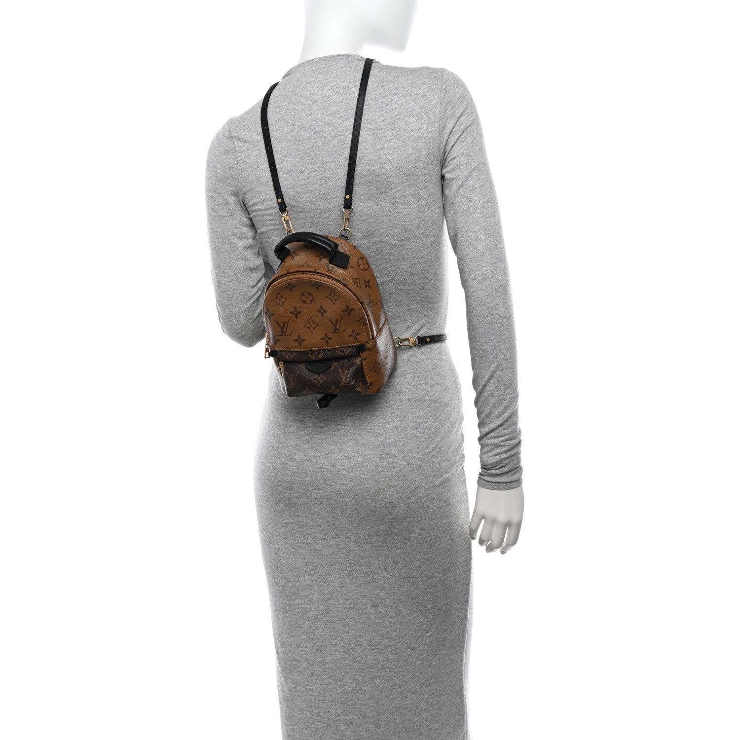 Louis Vuitton LOUIS VUITTON Reverse Monogram Palm Springs Backpack Mini 2 of 10