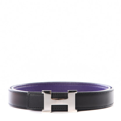 Hermes Swift Chamonix 24mm Mini Constance H Belt 85 Black Iris 1 of 4