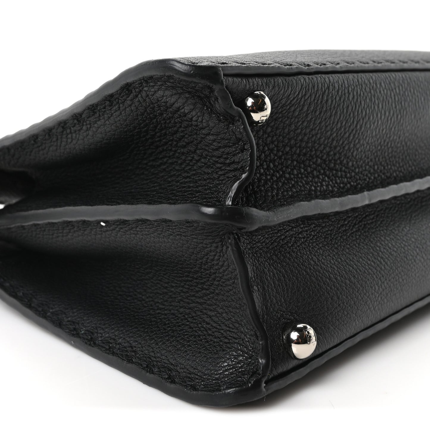 Cuoio Romano Selleria Chamois Small Peekaboo I SEE U Satchel Black Camel Sunflower